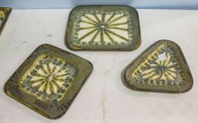 Three Pottery Trays