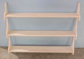 White Hanging Shelf