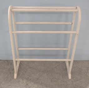 White Quilt Rack