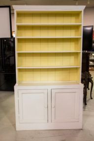 White Two Piece Cabinet