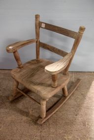 Child's Wood Rocking Chair