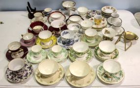 Various Cups & Saucers