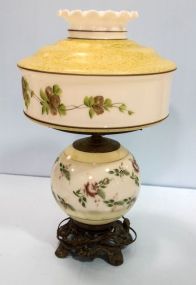 Hand Painted Lamp with Shade