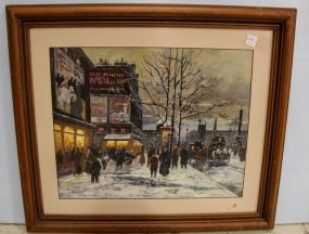 Andrew Davidson Print of European Street