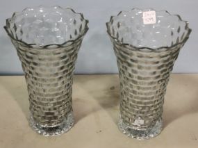 Two American Fostoria Vases