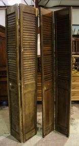 Pair of Paneled Shutter Doors