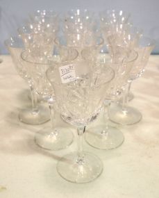 Fifteen Lead Crystal Stems