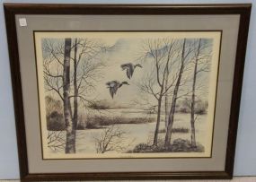 North Lake Mallards Limited Edition Print by Tim Pafford