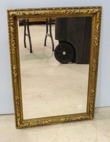 Mirror in Gold Plastic Frame