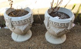 Pair of Concrete Planters