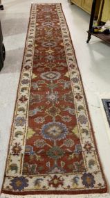 Heriz Wool Hand Made Runner