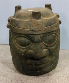 Large Terracotta Polonesian Head