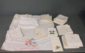 Group of Linen Napkins Description