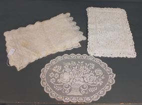 Group of Lace Tablemats Description