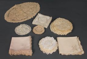 Vintage Handmade Doilies, Napkins and Tablemats Description