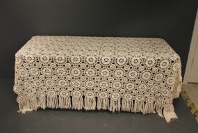 Hand Crochet Bedspread Description