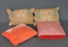 Four Throw Pillows Description