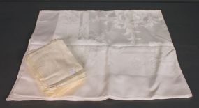Linen Damask Tablecloth Description