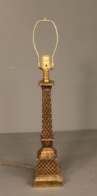 Metal Pedestal Lamp
