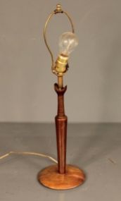 Deco 1950 Danish Teak Lamp