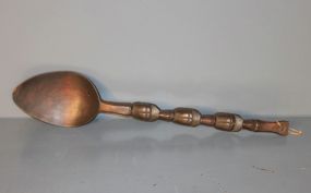 Large Hand Carved Spoon