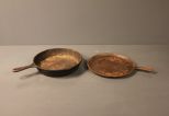 Two Cast Iron Skillets