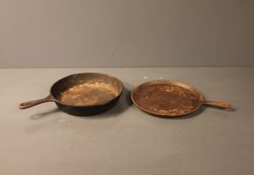 Two Cast Iron Skillets