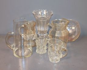 Seven Pieces of Glassware