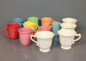 Twelve Cups and Coffee Mugs