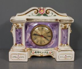 Ceramic Mantel Clock