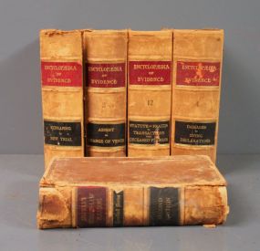 Four Encyclopedia Evidence Books and One Shipman's Common Law Pleading