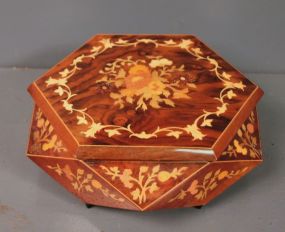 Inlaid Italian Wooden Works Music Box