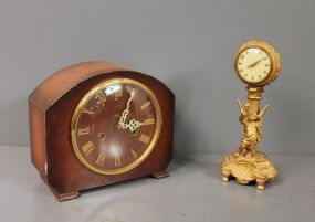 Smith's Enfield Clock Works Good and Park Sherman Cupid Clock