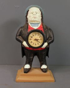 Cast Iron Clock of Man