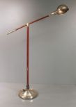 Art Deco Floor Lamp made of Wood 1960's