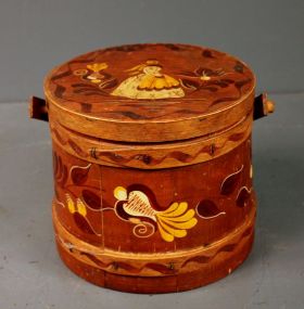 Vintage Wooden Sugar Bucket
