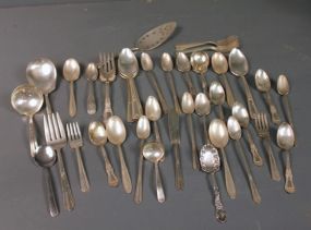 Group of Miscellaneous Silverplate Flatware