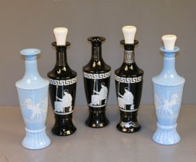 Five Kentucky Straight Bourbon Whiskey Decanters