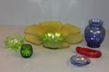 Group of Decorative Glassware Items