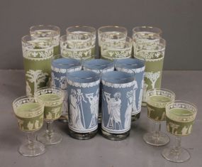 Roman Scene Glasses