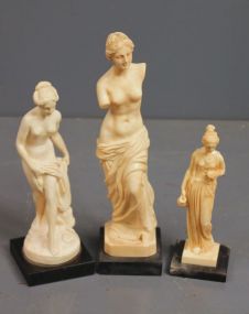 Three A. Santini Made in Italy Figurines