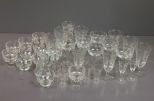 Group of Miscellaneous Etched Glass