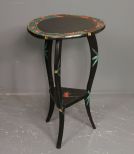 Hand Painted Two Tier Stand