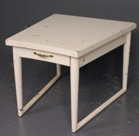White Unusual Shaped Table