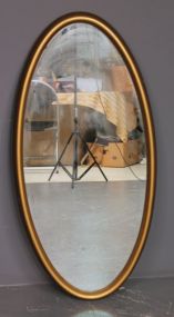 Gold Oval Mirror