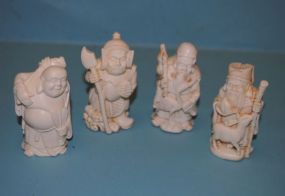 Four Oriental Figurines