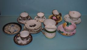 Group of Various Cups and Saucers