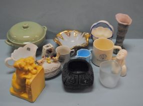 Group of Miscellaneous Pottery and Glassware
