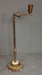 Early Brass and Marble Floor Lamp