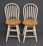 Pair of Swivel Bar Stools